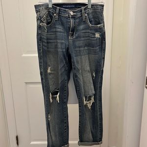 Rock and Republic Distressed Boyfriend Jeans size 4
